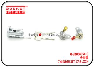 8-98088954-0 8-98201216-1 8980889540 8982012161 Car Lock Cylinder Set Suitable for ISUZU 4HK1 FRR NM