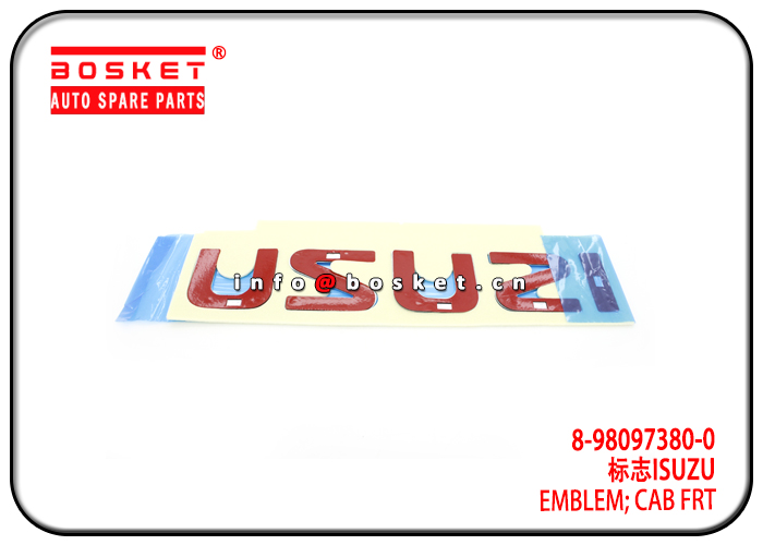 8-98097380-0 8980973800 Cab Front Emblem Suitable for ISUZU DMAX NKR NMR 