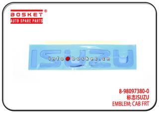 8-98097380-0 8980973800 Cab Front Emblem Suitable for ISUZU DMAX NKR NMR 