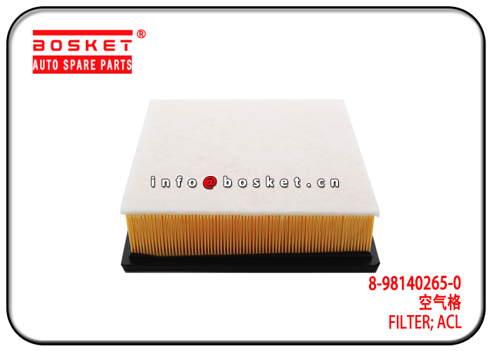 8-98140265-0 8981402650 Air cleaner Filter Suitable for ISUZU DMAX 2013 TFR TFS
