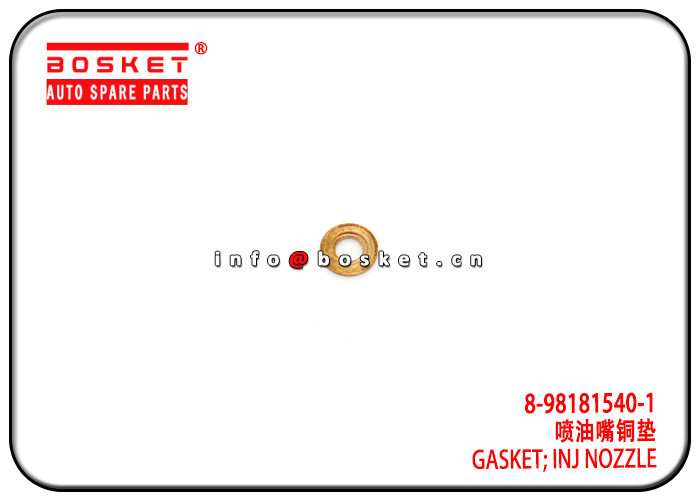 8-98181540-1 8-98077165-0 8981815401 8980771650 Injection Nozzle Gasket Suitable for ISUZU 4JJ1 TFR 