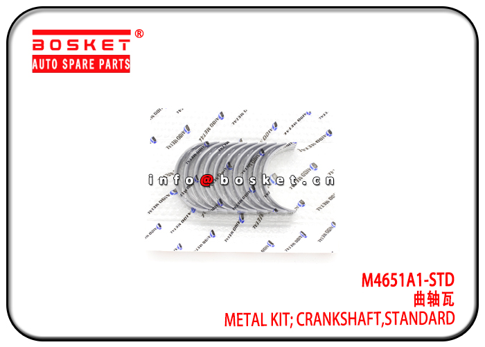 M4651A1-STD M4651A1STD Standard Crankshaft Metal Kit Suitable for ISUZU 4JB1 4JB1T 4JG1