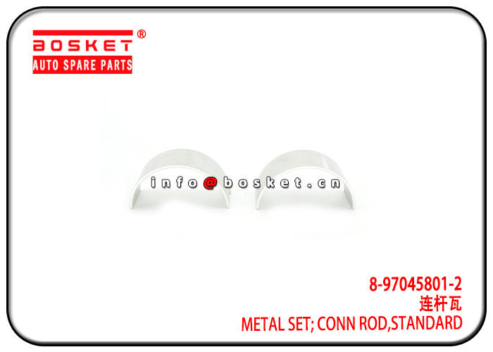 RP0020K 8-97045801-2 RP0020K 8970458012 Standard Connecting Rod Metal Set Suitable for ISUZU NKR